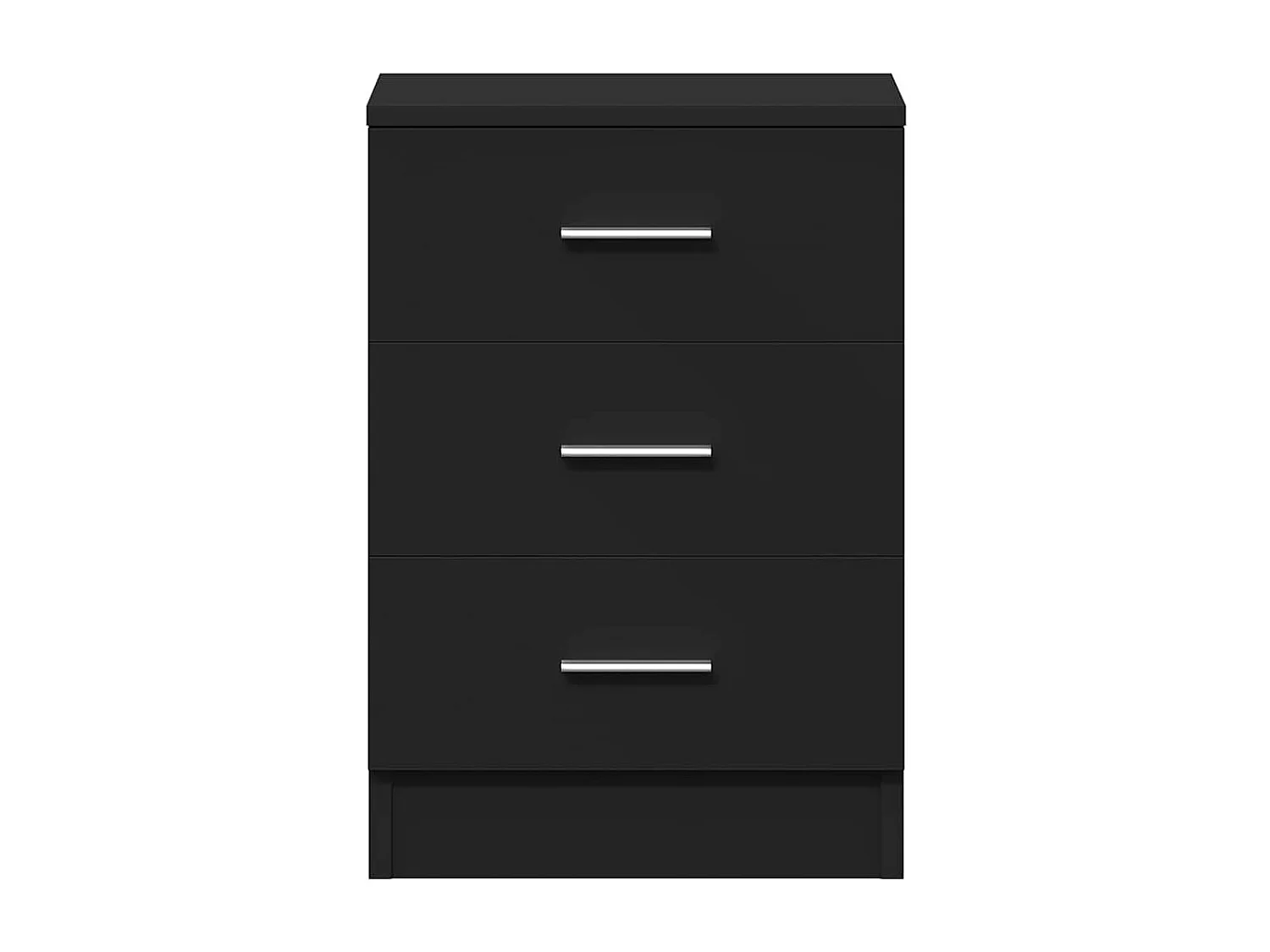 Table de chevet Noir 38 x 35 x 56 cm Bois d'ingénierie