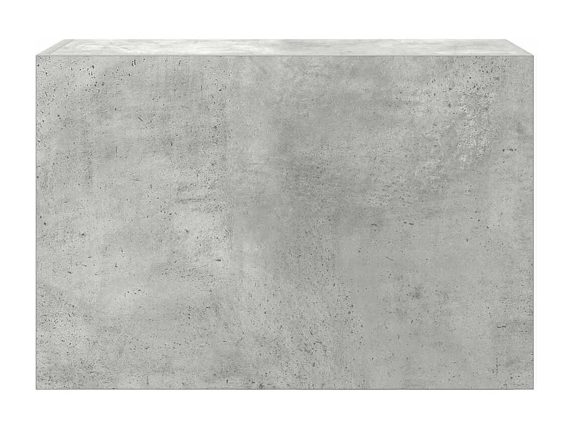 Mueble de baño de pared gris hormigón 60x25x40 cm madera de ingeniería