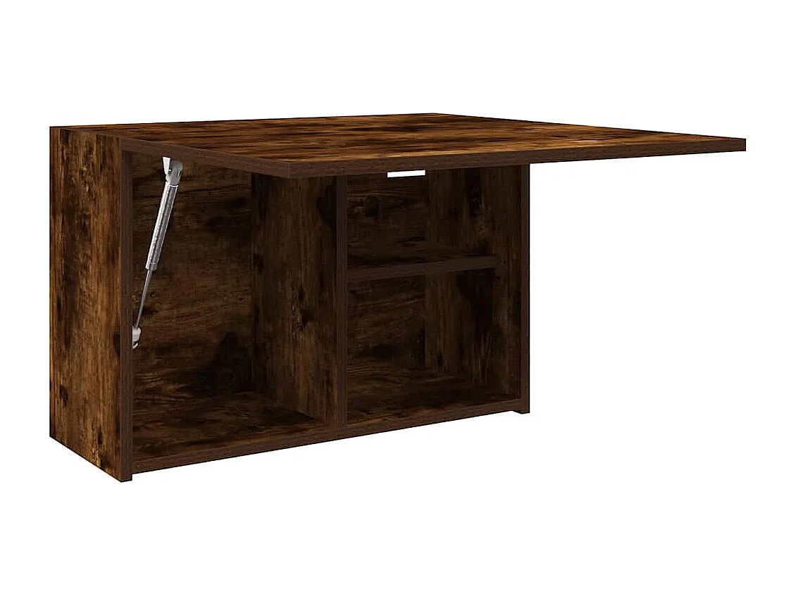 Gerookt eiken badkamerkast 60x25x40 cm bewerkt hout