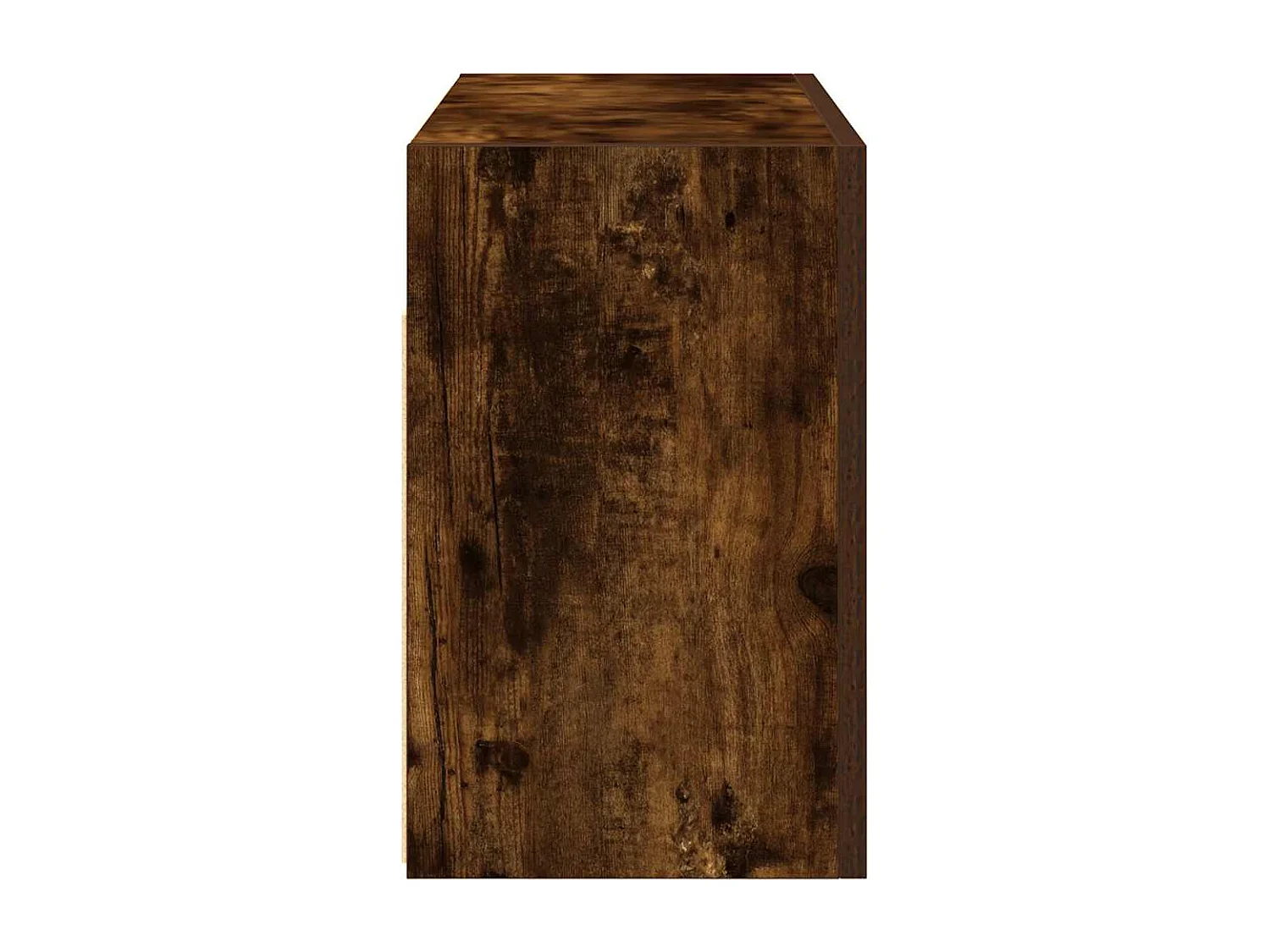 Gerookt eiken badkamerkast 60x25x40 cm bewerkt hout