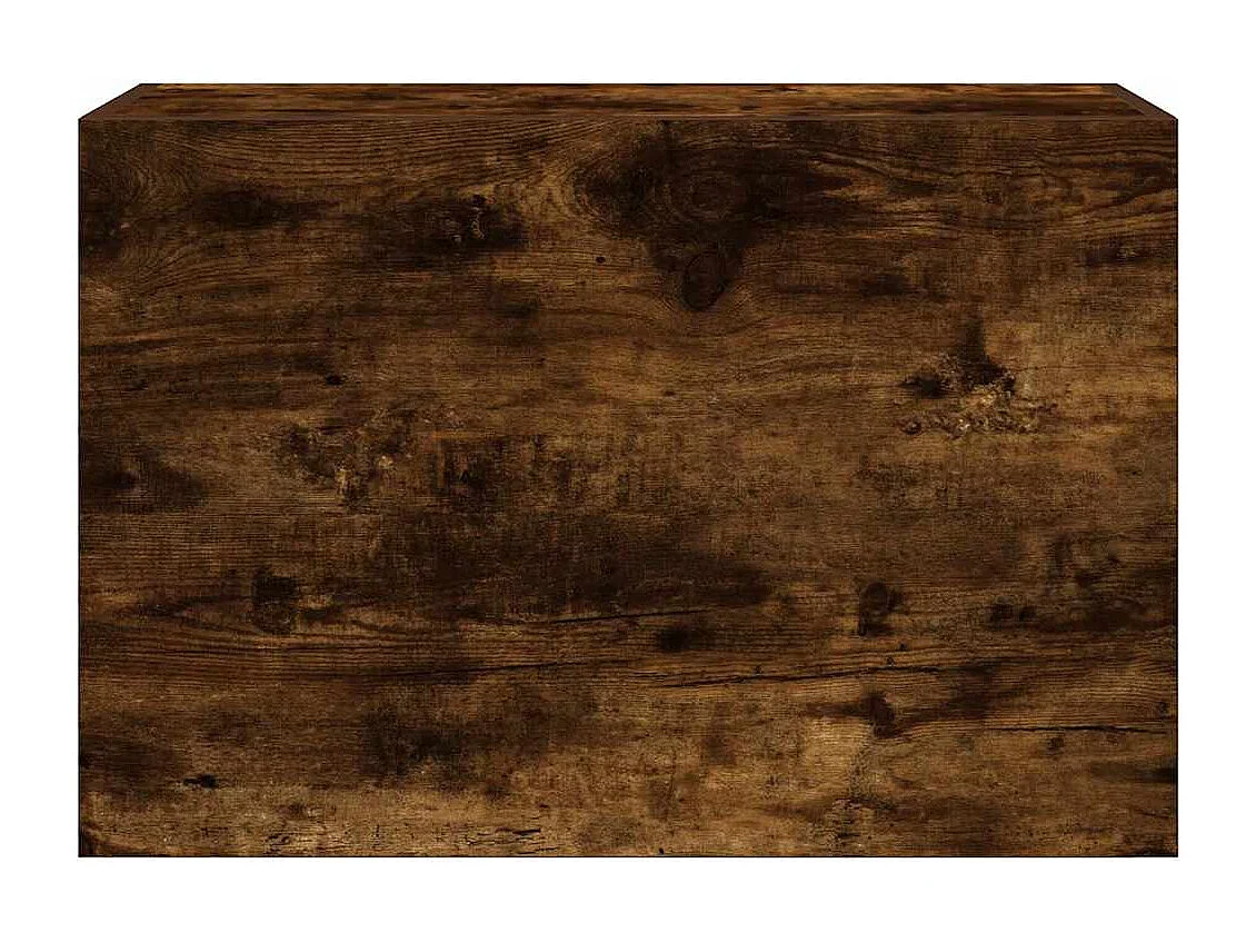 Armoire murale de bain chêne fumé 60x25x40 cm bois d'ingénierie