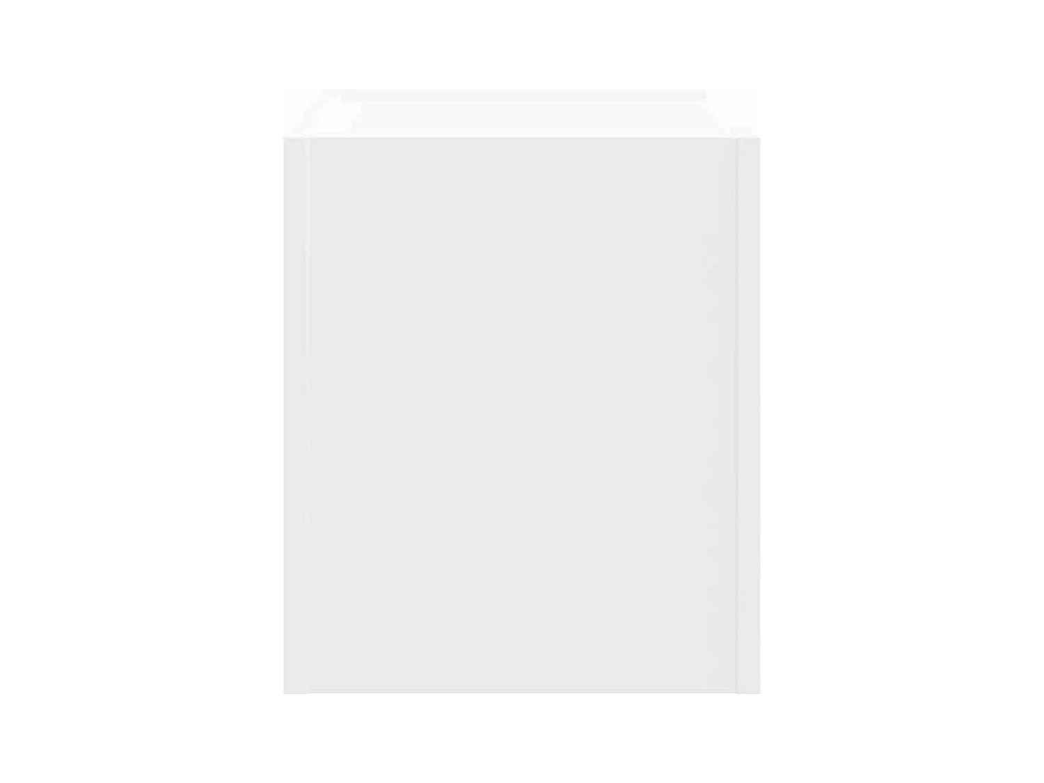 Tables de chevet murales 2 pcs blanc 45x30x35 cm