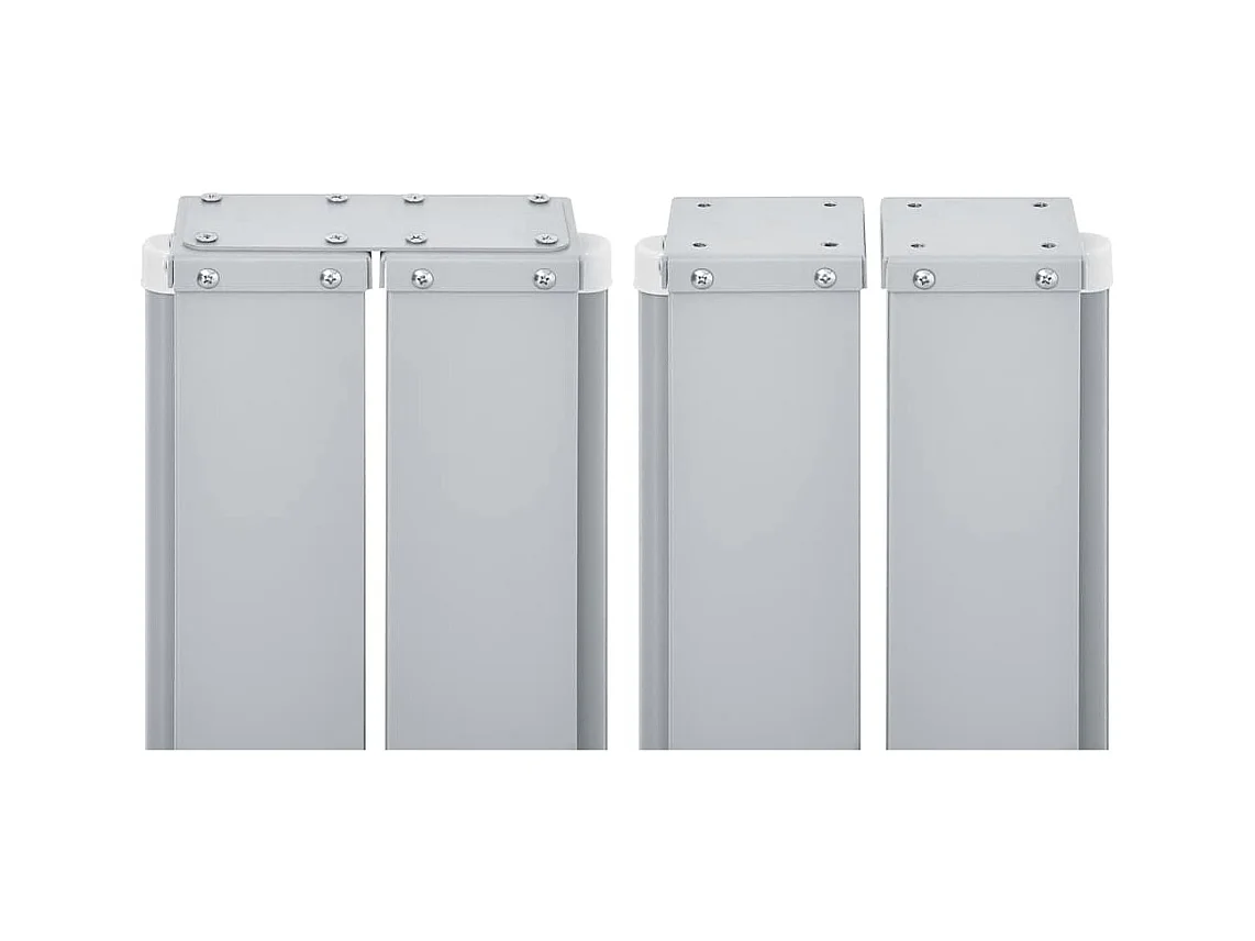 Uitschuifbaar zijluifel Zwart 120 x 600 cm