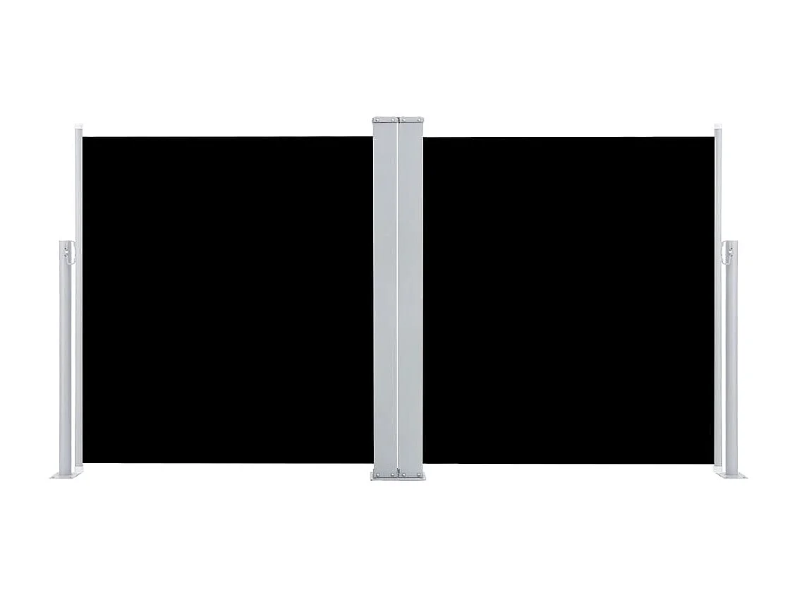 Tenda da sole laterale retrattile Nero 120 x 600 cm