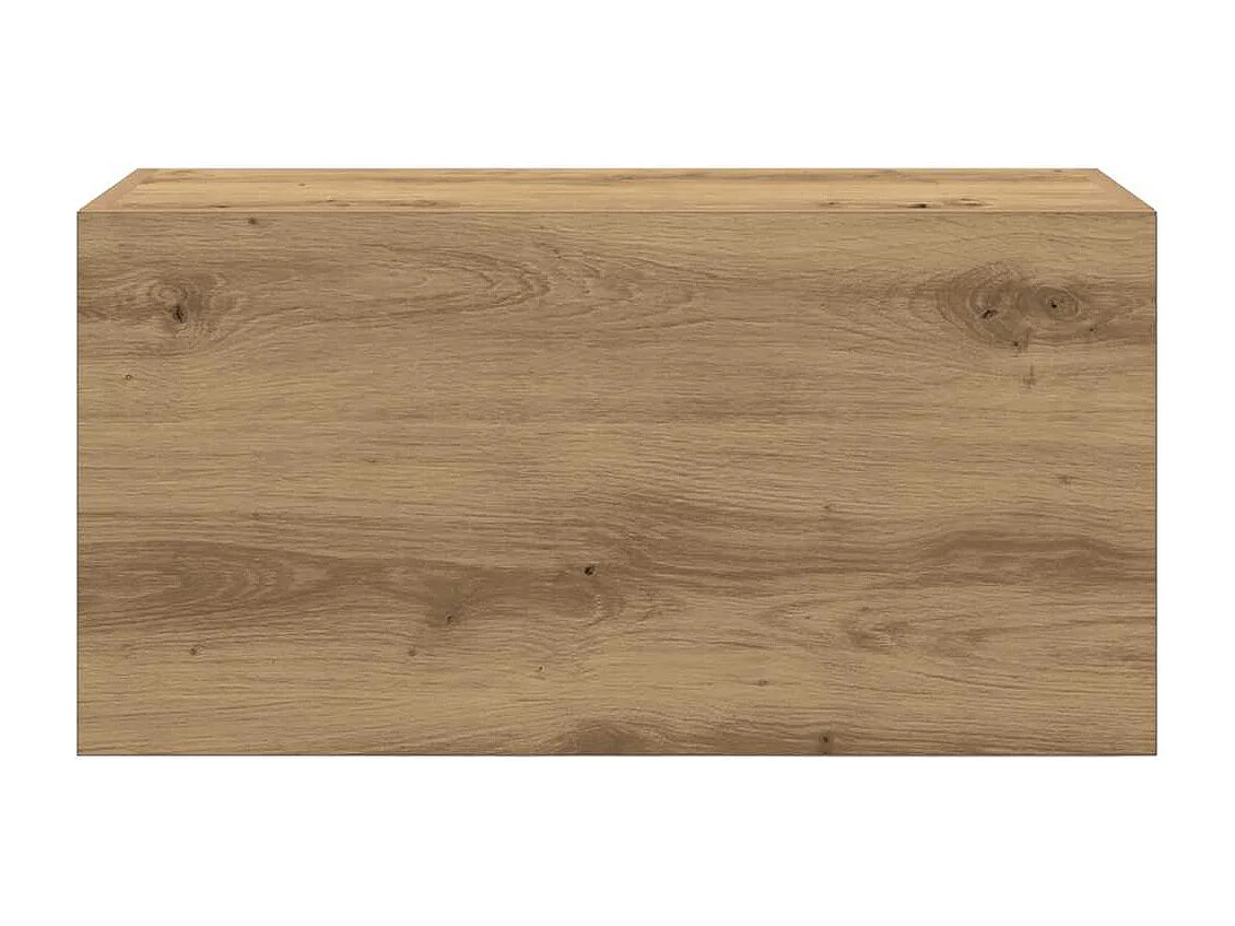 Armoire murale de bain chêne artisanal bois d'ingénierie