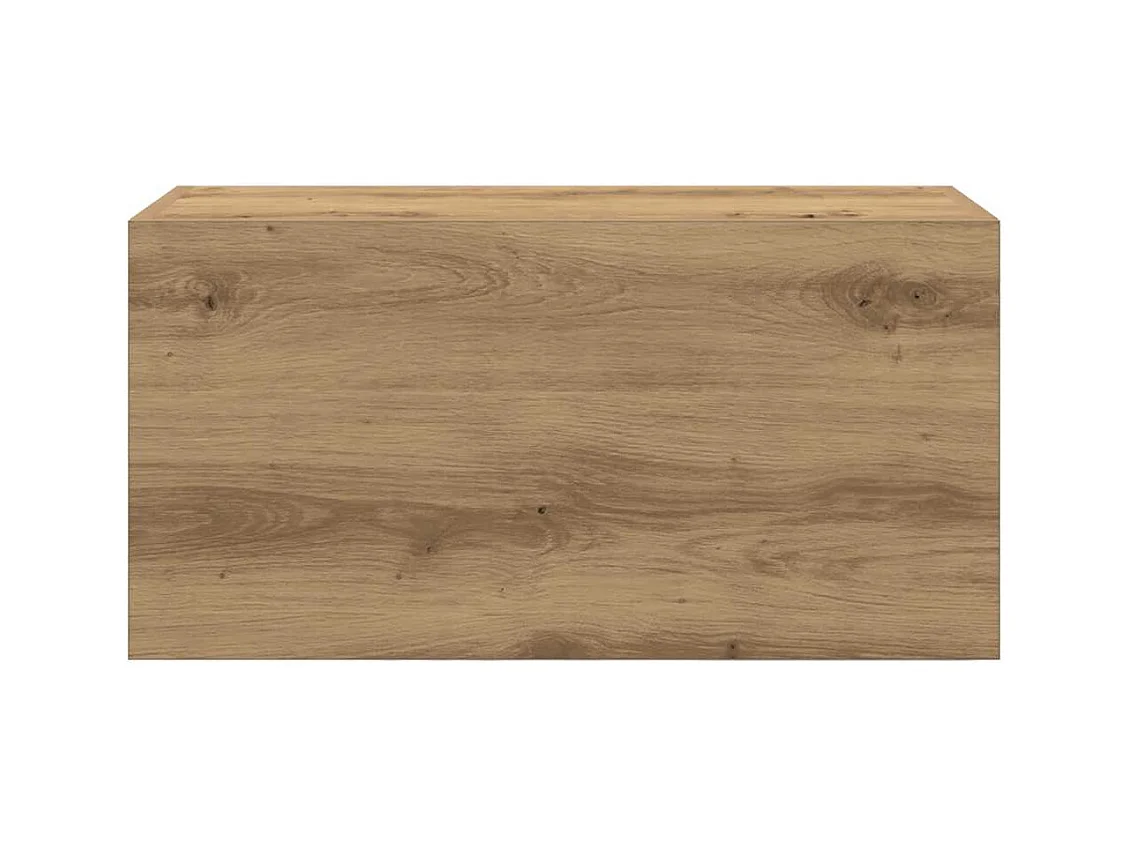 Armoire murale de bain chêne artisanal bois d'ingénierie