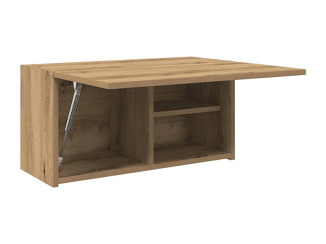 Armoire murale de bain chêne artisanal bois d'ingénierie