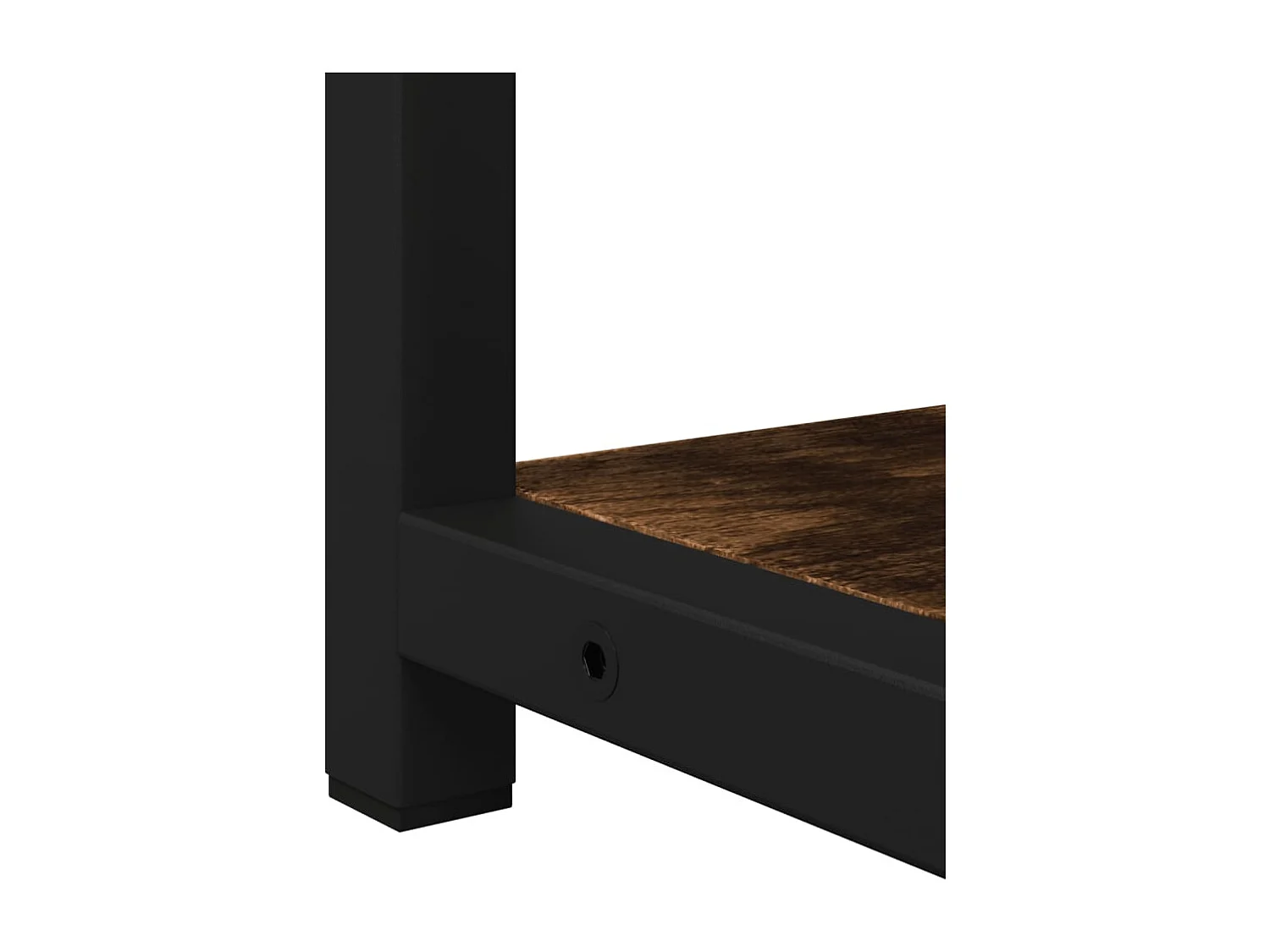 Armoire à miroir de salle de bain chêne fumé bois d’ingénierie