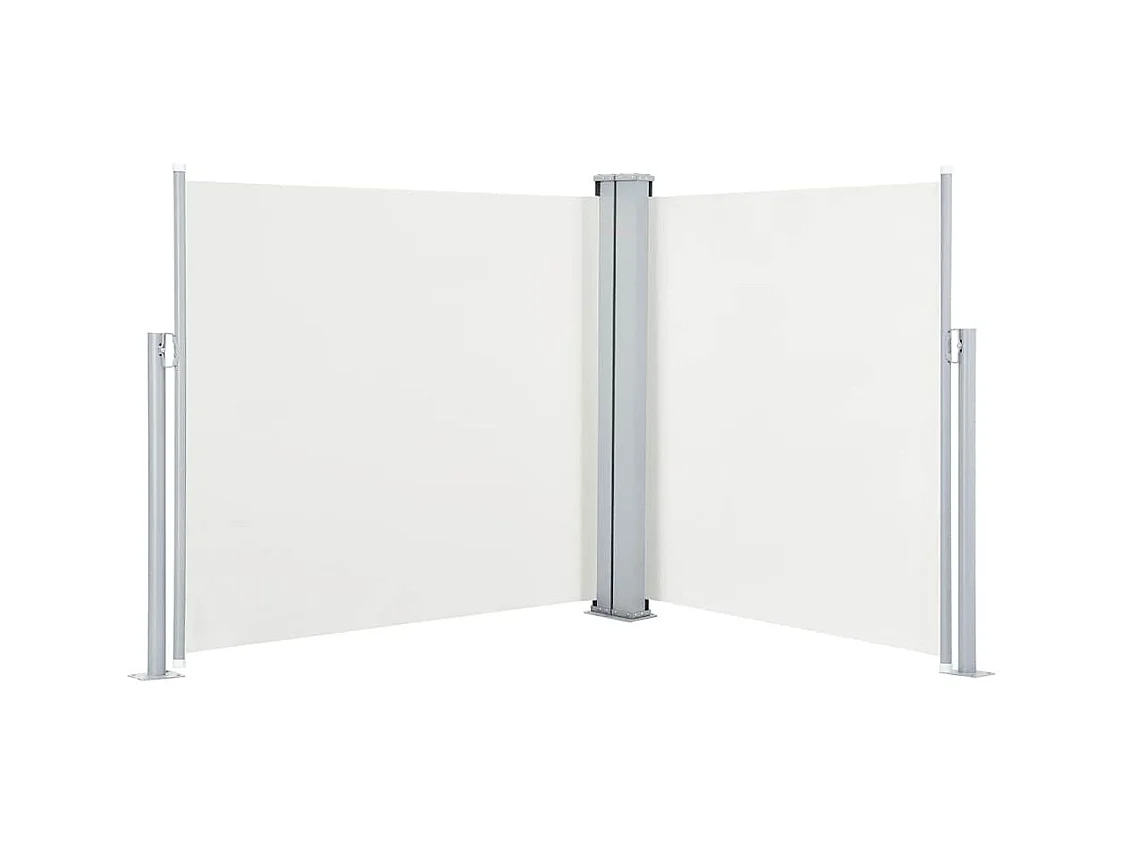 Auvent latéral rétractable Crème 100 x 600 cm