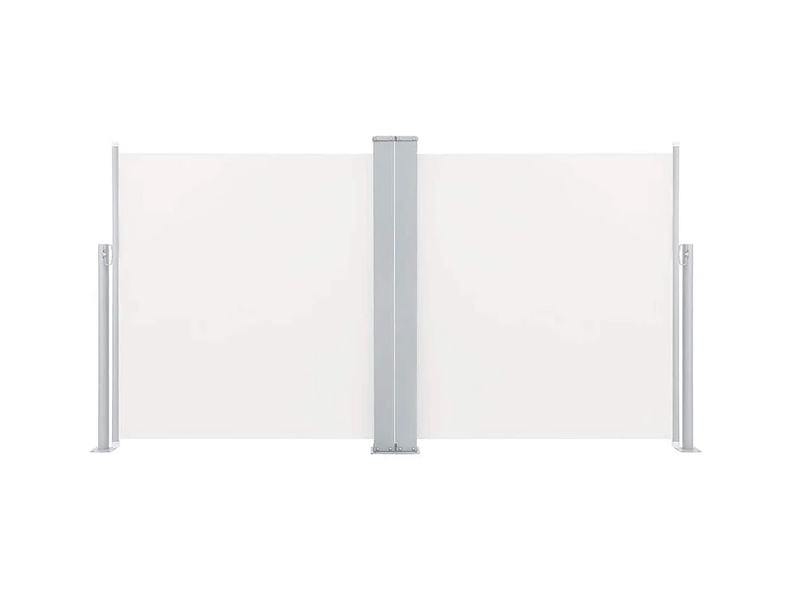 Auvent latéral rétractable Crème 100 x 600 cm