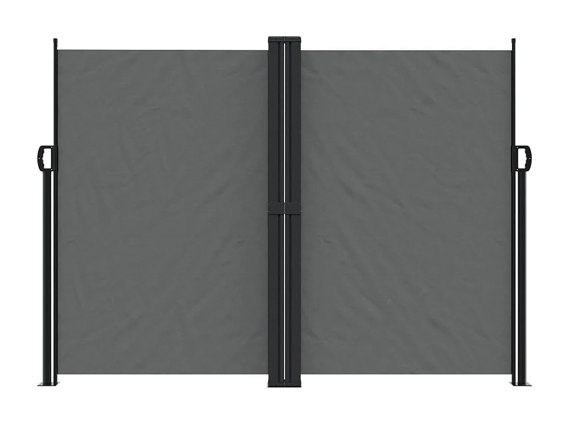 Auvent latéral rétractable anthracite 180x1000 cm