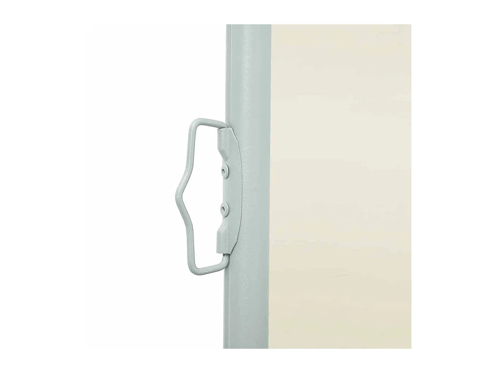 Auvent latéral rétractable 120 x 300 cm Blanc cassé