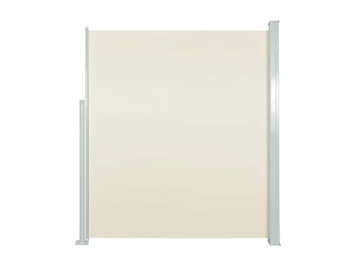 Auvent latéral rétractable 120 x 300 cm Blanc cassé