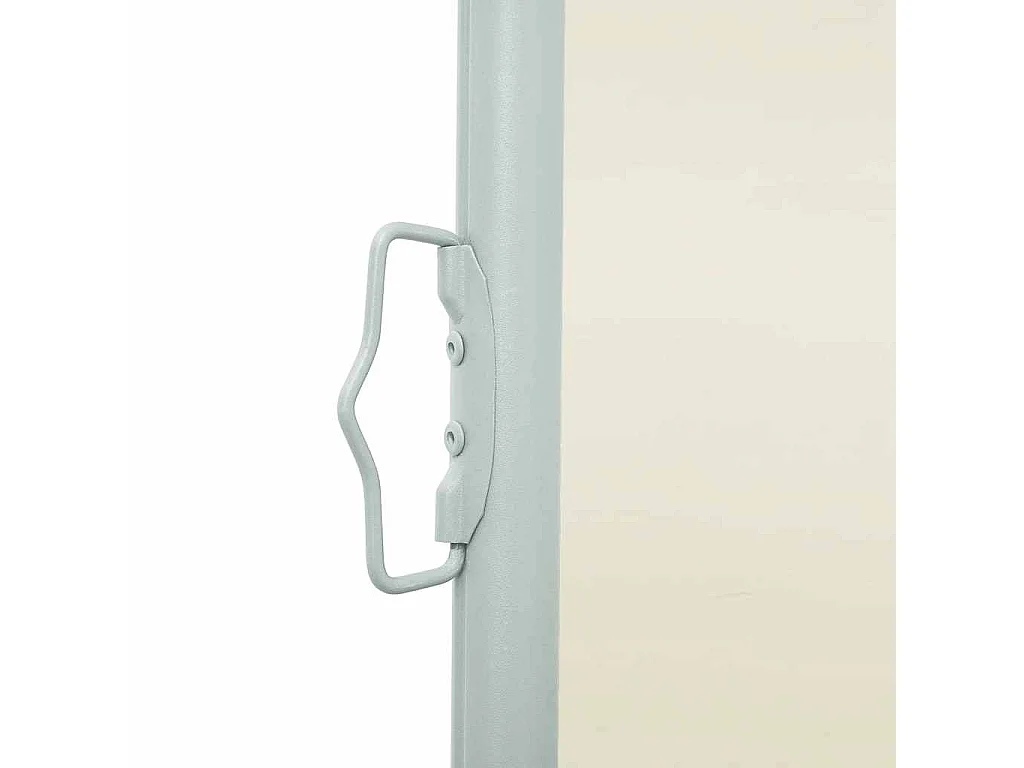 Auvent latéral rétractable 120 x 300 cm Blanc cassé