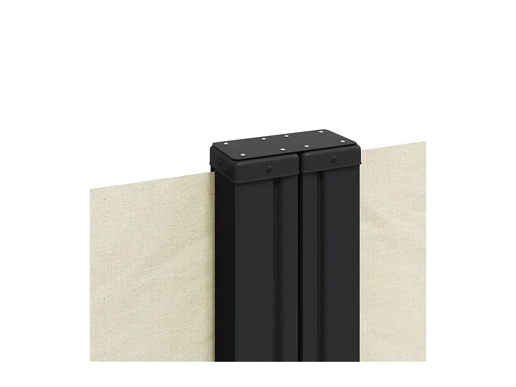 Auvent latéral rétractable crème 220x600 cm