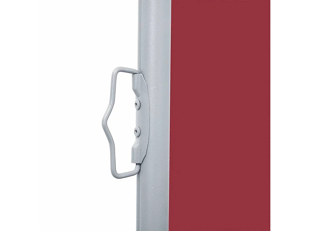 Auvent latéral rétractable Rouge 140 x 1000 cm