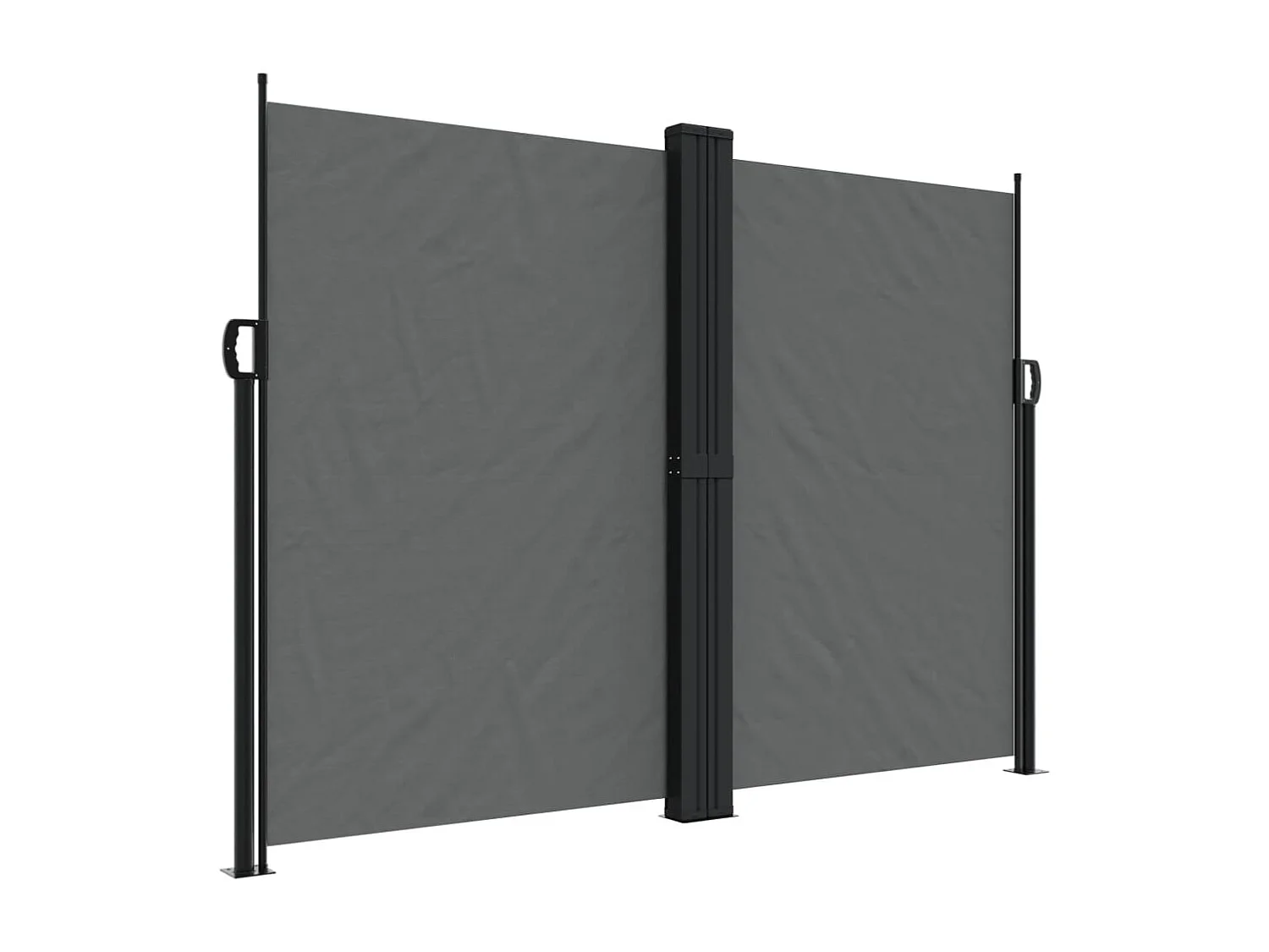 Tenda da sole laterale retrattile antracite 180x600 cm