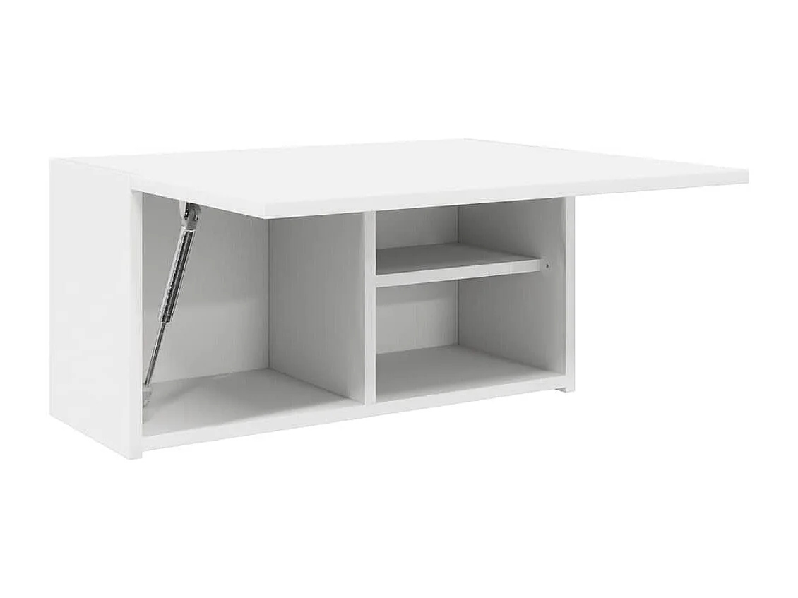 Witte badkamerkast 60x25x30 cm van bewerkt hout