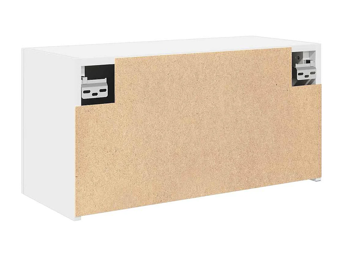 Witte badkamerkast 60x25x30 cm van bewerkt hout