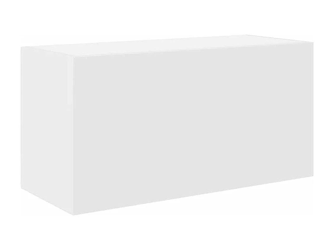 Armoire murale de bain blanc 60x25x30 cm bois d'ingénierie