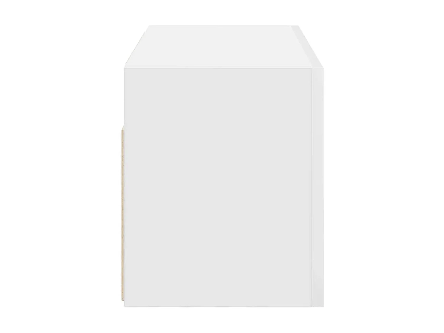 Armoire murale de bain blanc 60x25x30 cm bois d'ingénierie