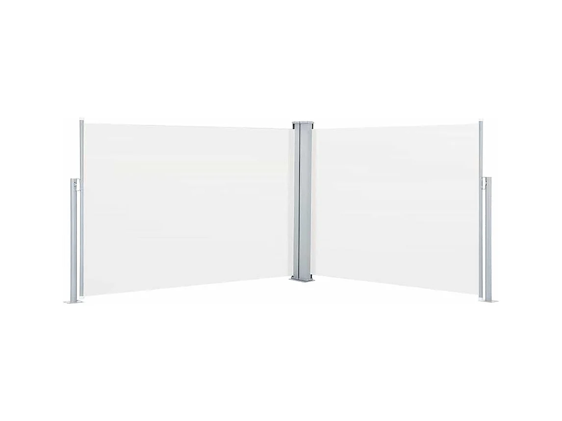 Auvent latéral rétractable Crème 120 x 1000 cm