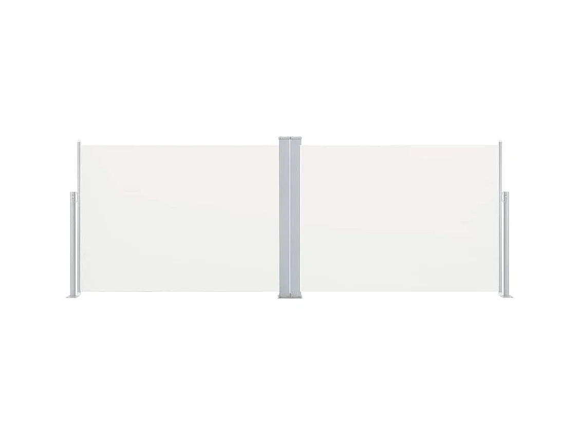 Auvent latéral rétractable Crème 120 x 1000 cm