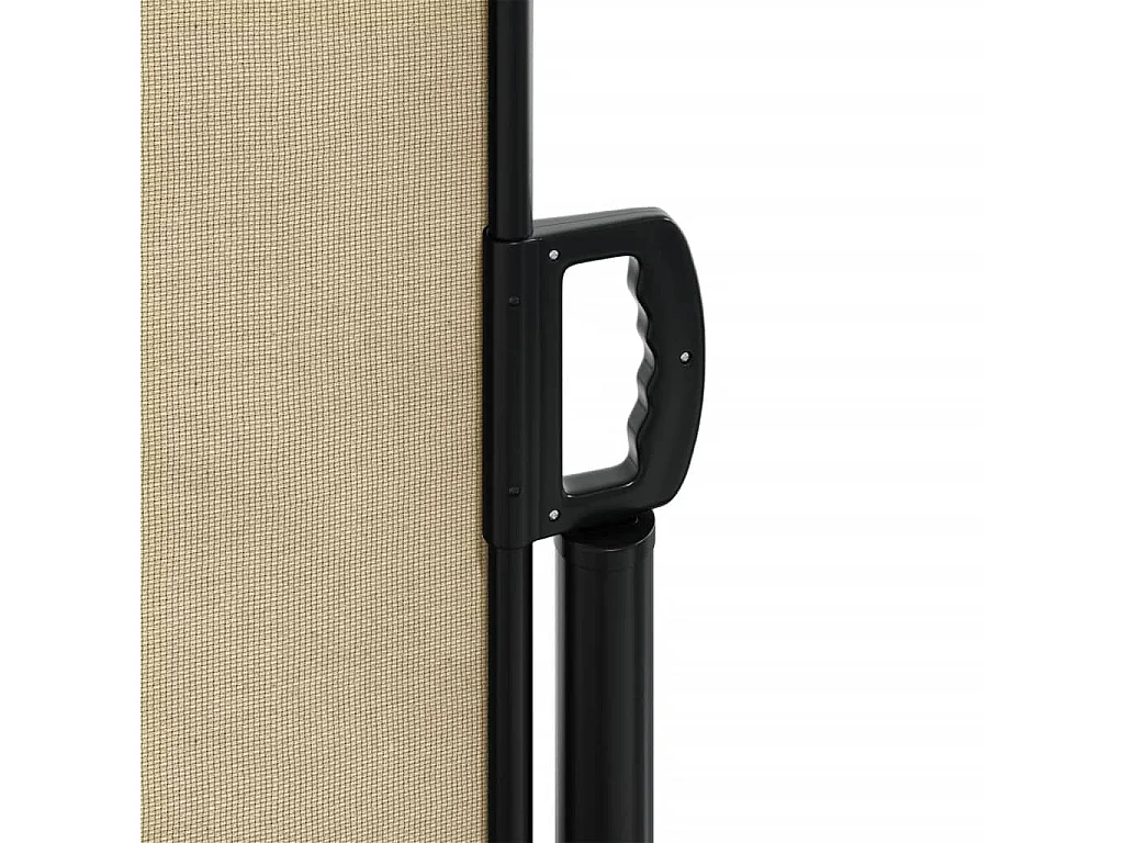 Tenda da sole laterale retrattile beige 140x1000 cm