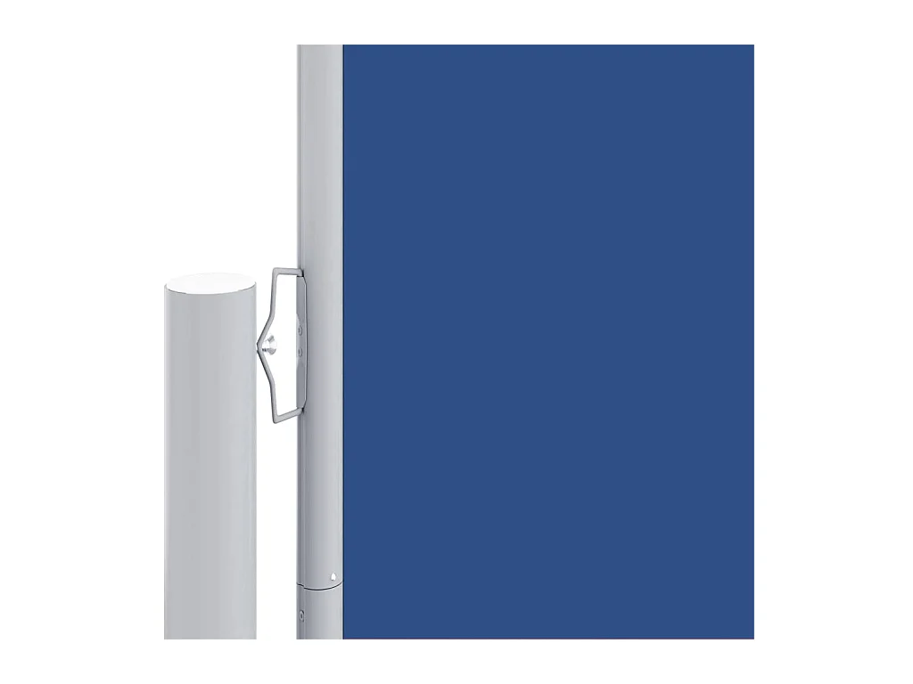 Auvent latéral rétractable Bleu 160x1000 cm