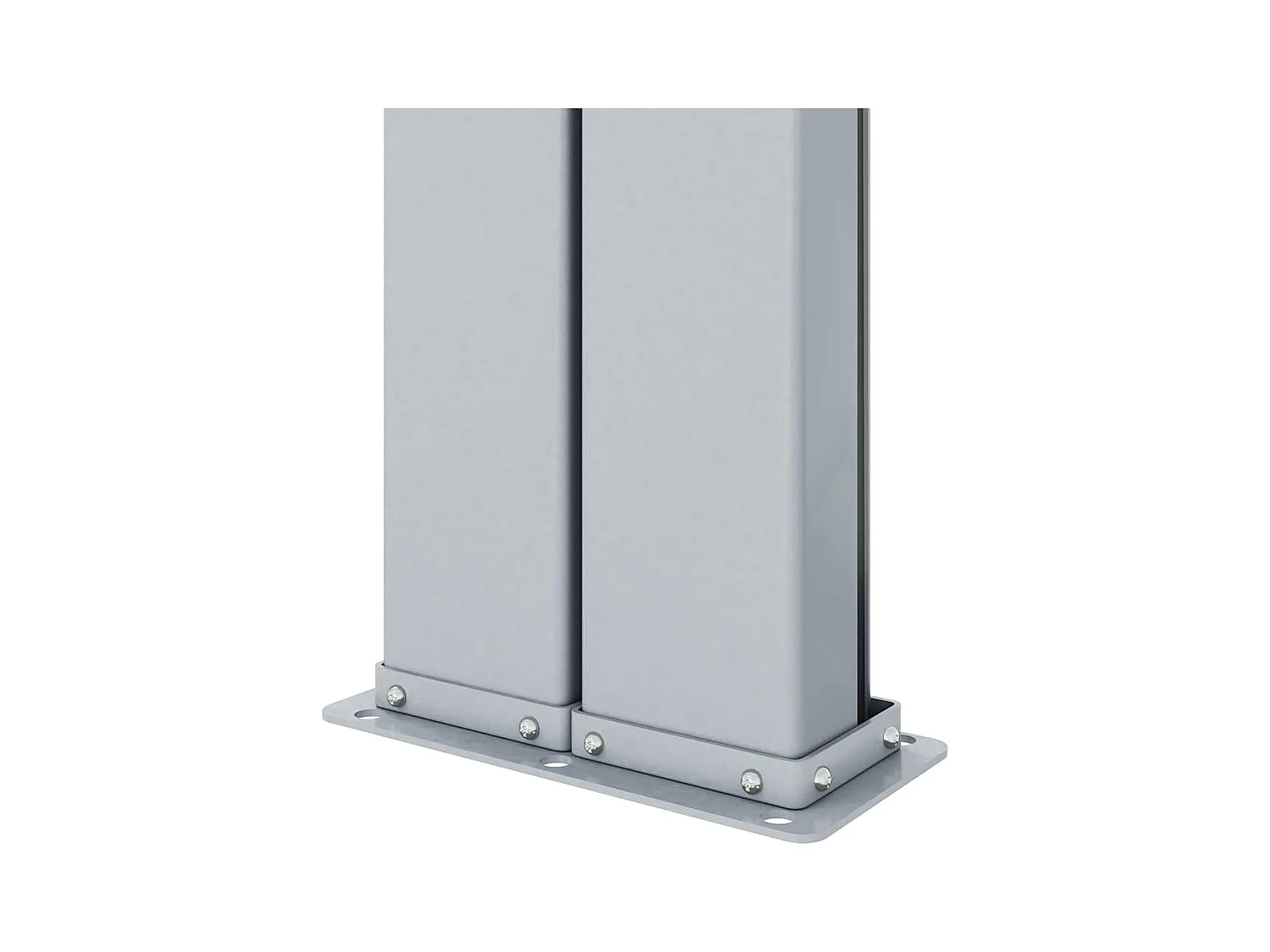 Auvent latéral rétractable Anthracite 117x1200 cm