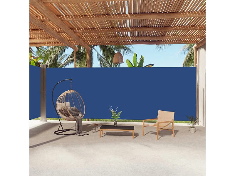 Uitschuifbaar zijluifel Blauw 220x1000 cm