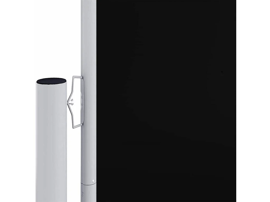 Auvent latéral rétractable Noir 180x600 cm