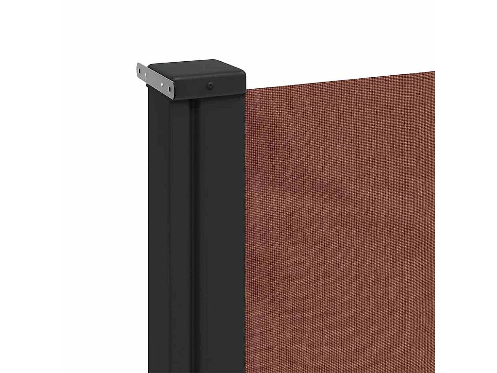 Auvent latéral rétractable marron 220x300 cm