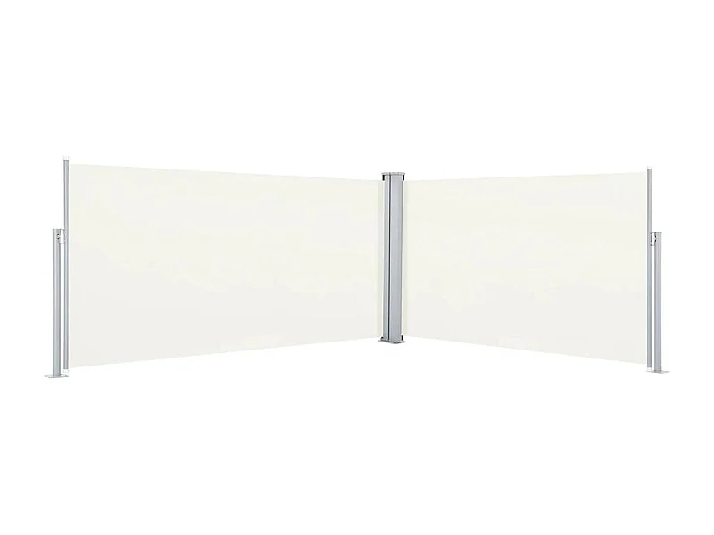 Uitschuifbaar zijluifel Crème 160x600 cm