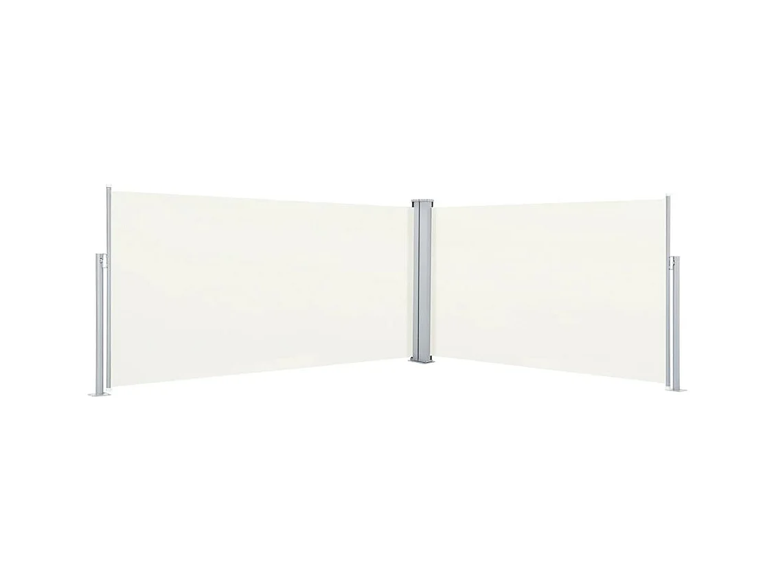 Toldo lateral retráctil Crema 160x600 cm