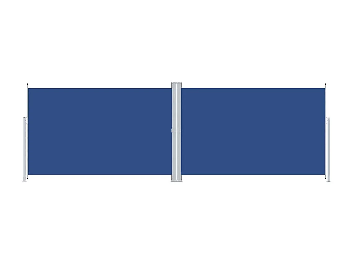 Auvent latéral rétractable Bleu 200x600 cm
