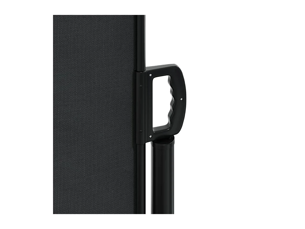 Tenda da sole laterale retrattile nera 180x1200 cm