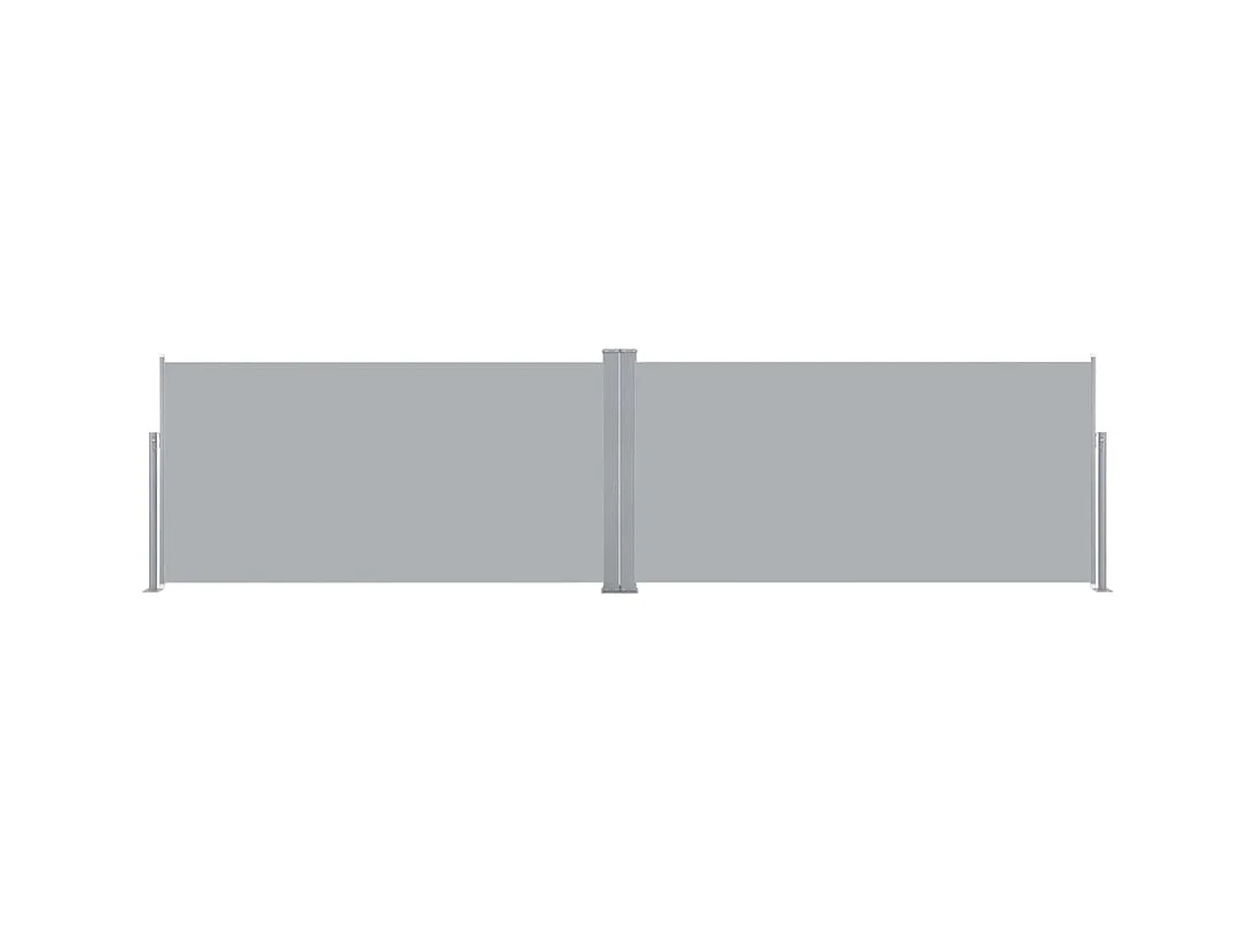 Uitschuifbaar zijluifel 160x600 cm Grijs