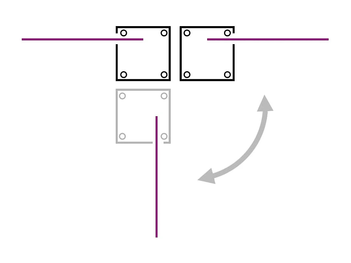 Uitschuifbaar zijluifel 160x600 cm Grijs