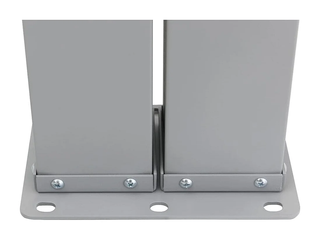 Auvent latéral rétractable 160x600 cm Gris