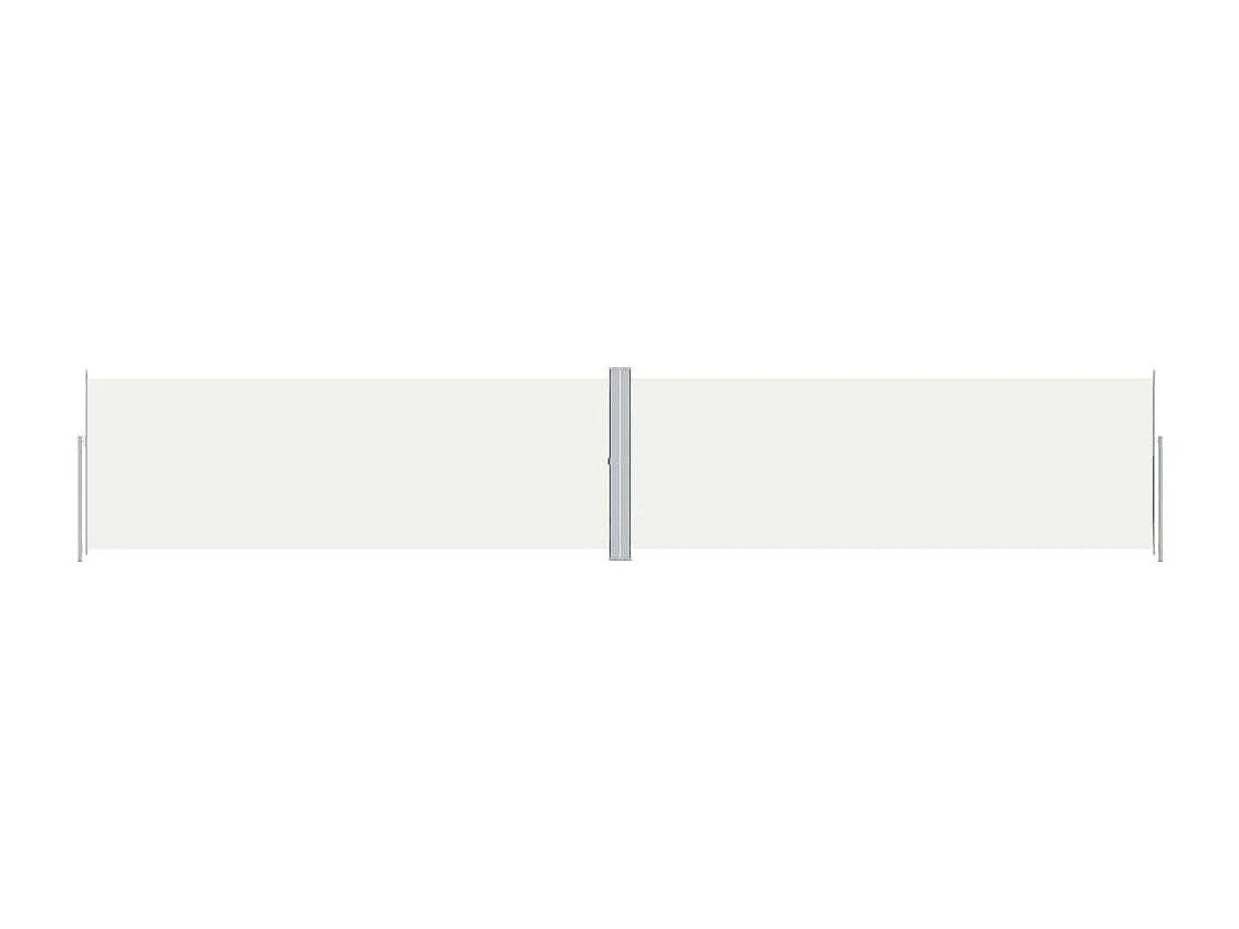 Uitschuifbaar zijluifel Crème 180x1000 cm