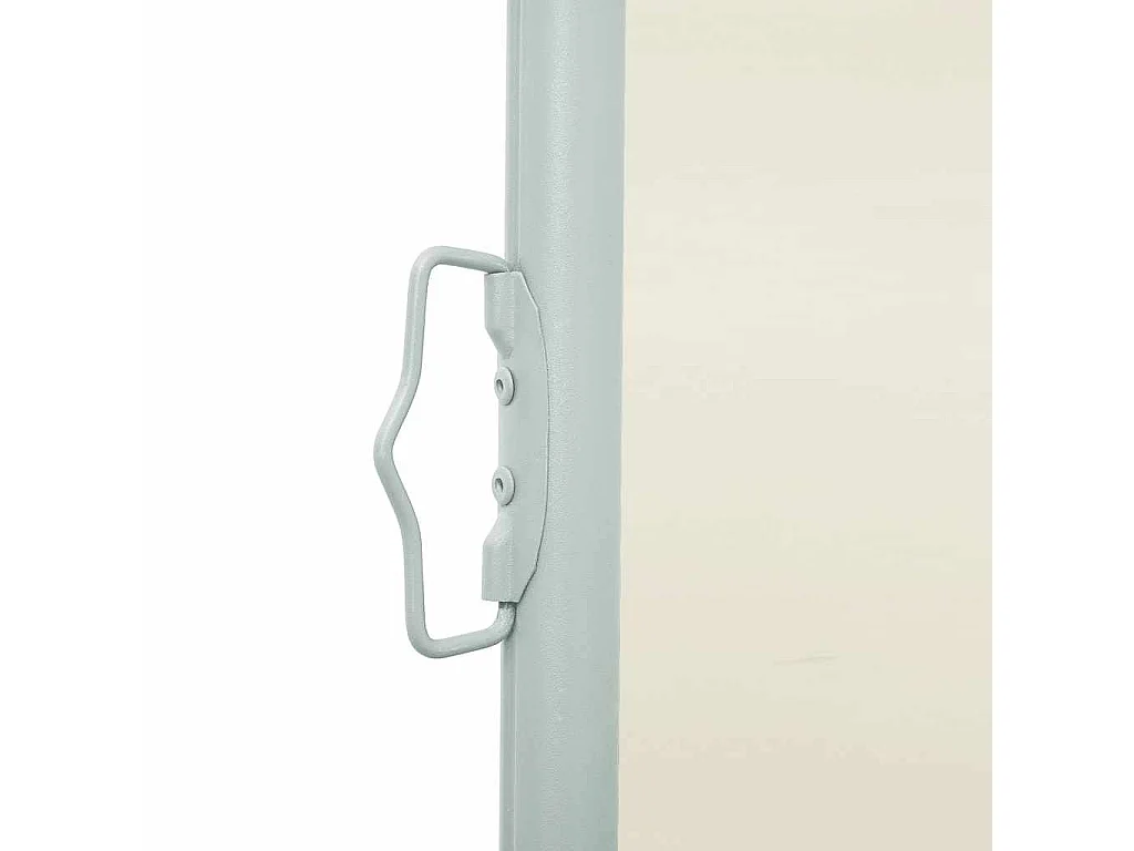 Auvent latéral rétractable 140 x 300 cm Blanc cassé