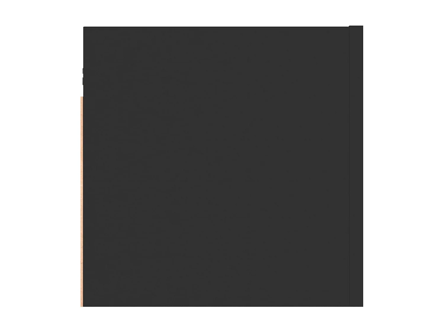 Comodino Nero 30,5x30x30 cm Legno ingegnerizzato