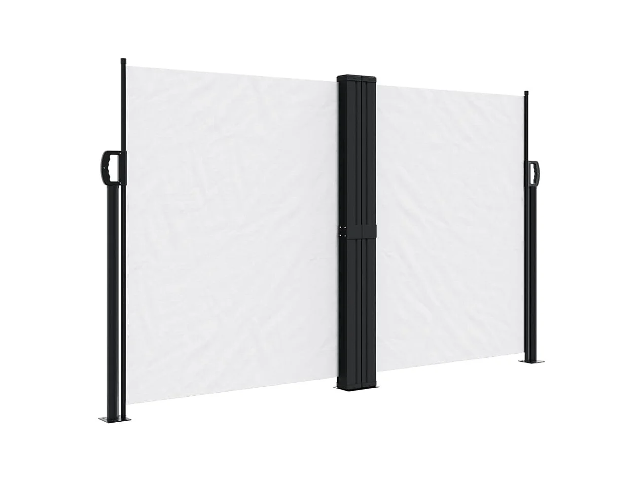 Tenda da sole laterale retrattile bianca 140x600 cm