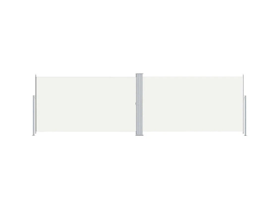 Uitschuifbaar zijluifel Crème 180x600 cm