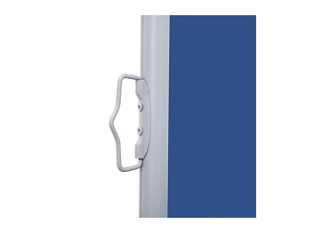 Tenda da sole laterale retrattile blu 100 x 600 cm