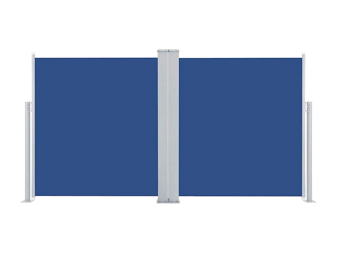 Uitschuifbare zijluifel blauw 100 x 600 cm