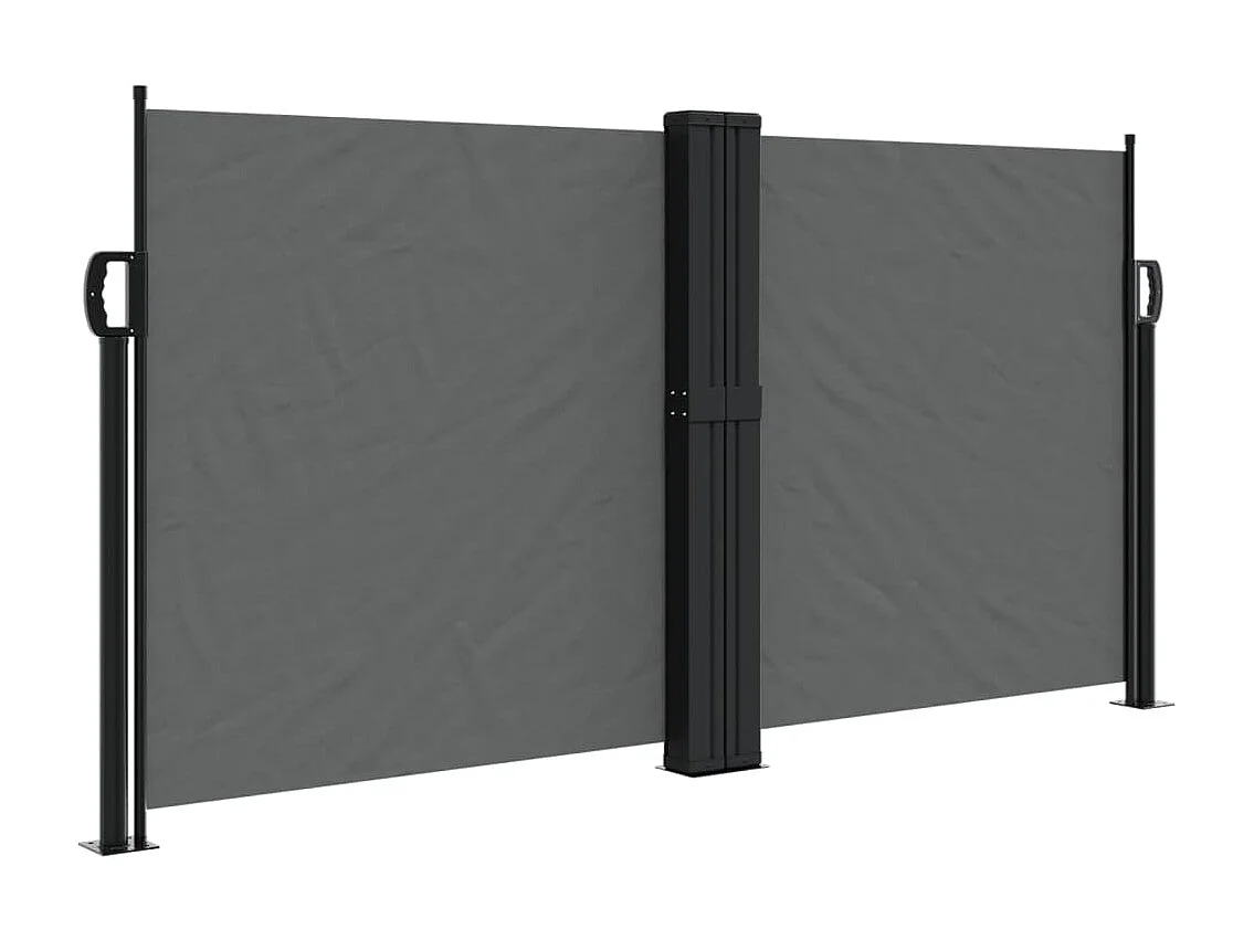 Auvent latéral rétractable anthracite 120x1200 cm