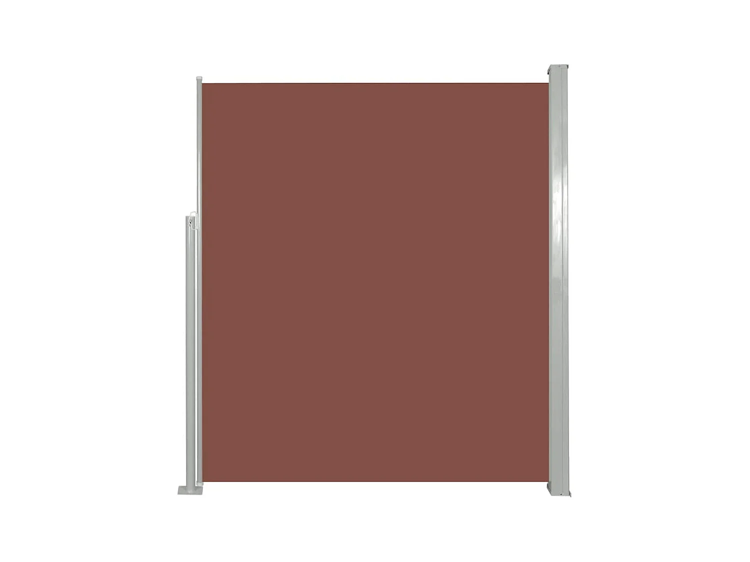 Auvent latéral rétractable 140 x 300 cm Marron