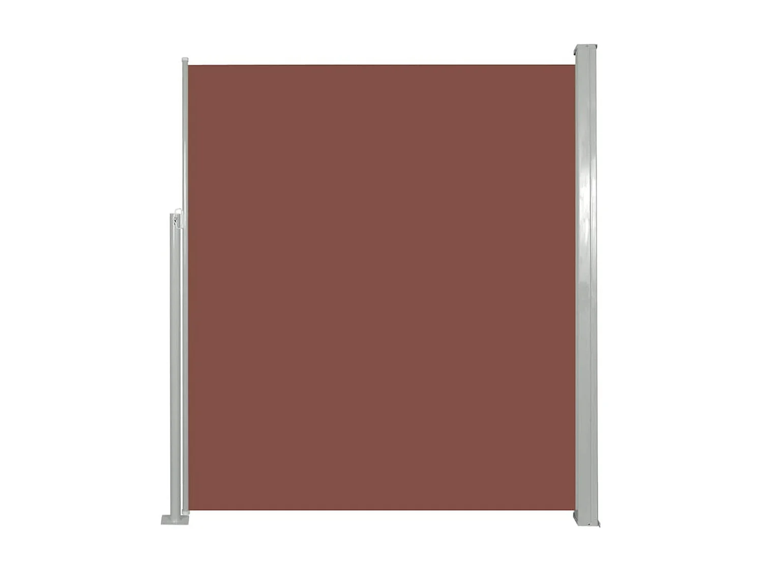 Toldo lateral retráctil 140 x 300 cm Marrón